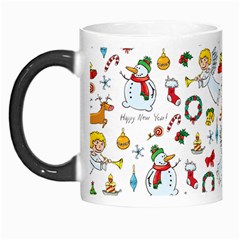 Christmas Pattern Morph Mugs by Valentinaart