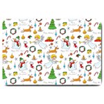 Christmas pattern Large Doormat  30 x20  Door Mat