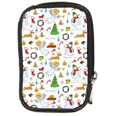 Christmas Pattern Compact Camera Cases by Valentinaart