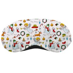 Christmas Pattern Sleeping Masks by Valentinaart