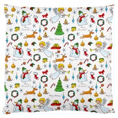 Christmas Pattern Standard Flano Cushion Case (one Side) by Valentinaart