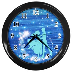 Fairy Tale Wall Clocks (black)