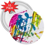 No.128 3  Buttons (10 pack)  Front