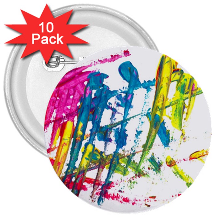 No.128 3  Buttons (10 pack) 