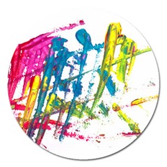 No 128 Magnet 5  (round) by AdisaArtDesign