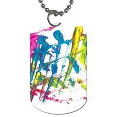 No 128 Dog Tag (two Sides) by AdisaArtDesign