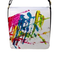 No 128 Flap Messenger Bag (l)  by AdisaArtDesign