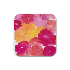 No 136 Rubber Square Coaster (4 Pack)  by AdisaArtDesign