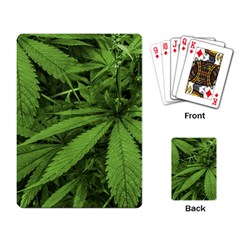 Marijuana Plants Pattern Playing Card