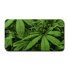 Marijuana Plants Pattern Medium Bar Mats by dflcprints