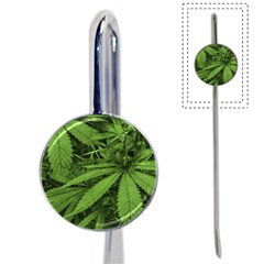 Marijuana Plants Pattern Book Mark by dflcprints