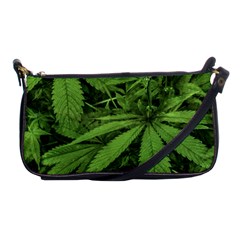 Marijuana Plants Pattern Shoulder Clutch Bags by dflcprints