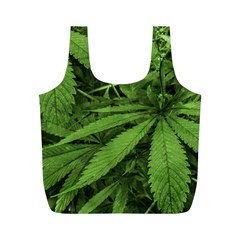 Marijuana Plants Pattern Full Print Recycle Bags (m)  by dflcprints