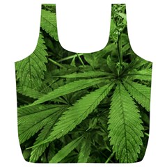 Marijuana Plants Pattern Full Print Recycle Bags (l)  by dflcprints