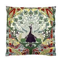 Art Nouveau Peacock Standard Cushion Case (one Side) by NouveauDesign