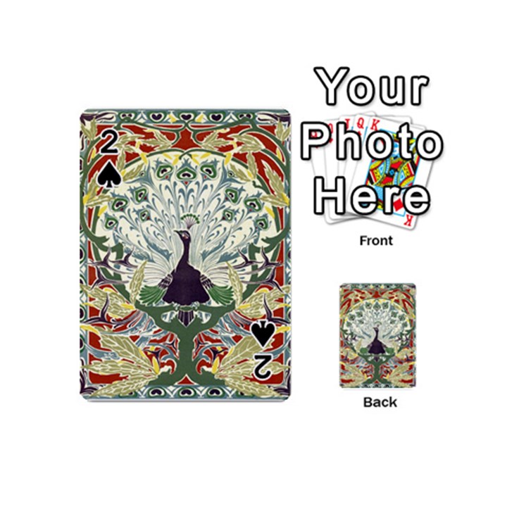 Art nouveau peacock Playing Cards 54 (Mini) 