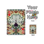 Art nouveau peacock Playing Cards 54 (Mini)  Front - Heart2