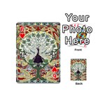 Art nouveau peacock Playing Cards 54 (Mini)  Front - Heart6