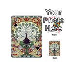 Art nouveau peacock Playing Cards 54 (Mini)  Front - SpadeJ