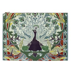 Art Nouveau Peacock Cosmetic Bag (xxl)  by NouveauDesign