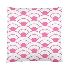 Art Deco Shell Pink White Standard Cushion Case (two Sides) by NouveauDesign