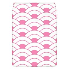 Art Deco Shell Pink White Flap Covers (l)  by NouveauDesign