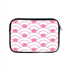 Art Deco Shell Pink White Apple Macbook Pro 15  Zipper Case by NouveauDesign