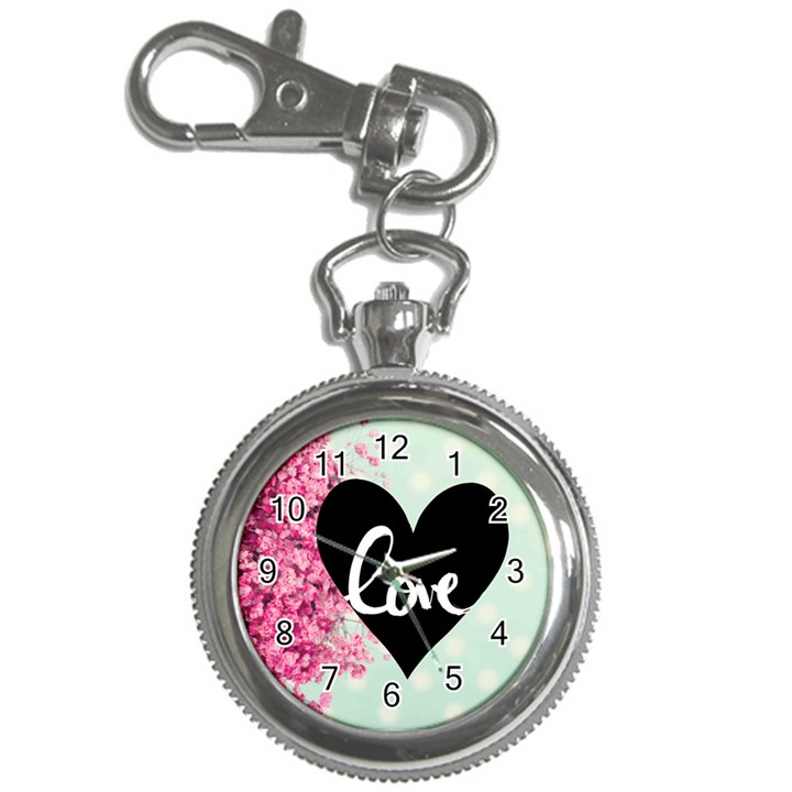 modern collage shabby chic Key Chain Watches