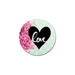 modern collage shabby chic Golf Ball Marker Front