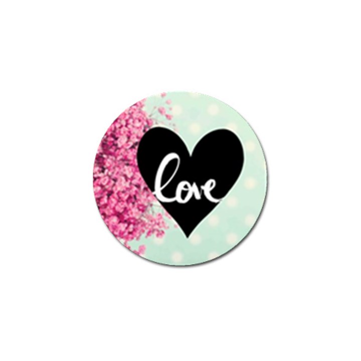 modern collage shabby chic Golf Ball Marker