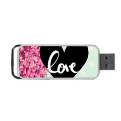 Modern Collage Shabby Chic Portable Usb Flash (one Side) by NouveauDesign