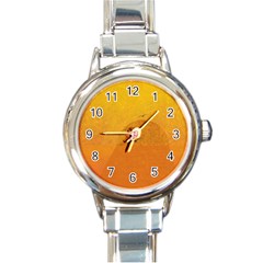 Sunset Round Italian Charm Watch