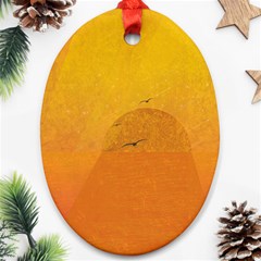 Sunset Ornament (oval)