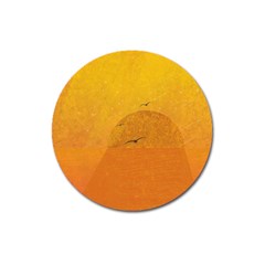 Sunset Magnet 3  (round) by berwies