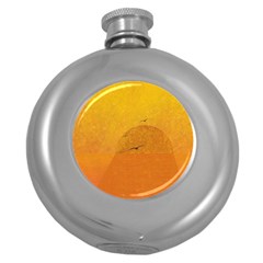 Sunset Round Hip Flask (5 Oz)