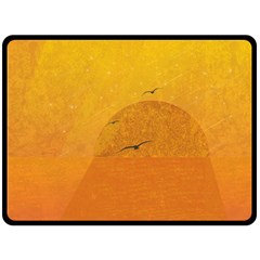 Sunset Fleece Blanket (large)  by berwies