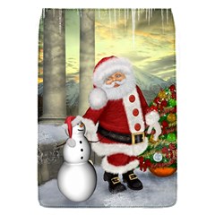 Sanata Claus With Snowman And Christmas Tree Flap Covers (s)  by FantasyWorld7