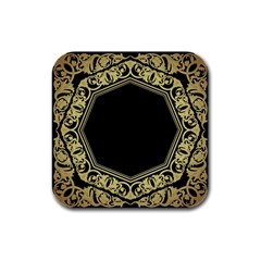 Art Nouvea Antigue Rubber Square Coaster (4 Pack)  by NouveauDesign