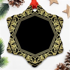 Art Nouvea Antigue Snowflake Ornament (two Sides) by NouveauDesign