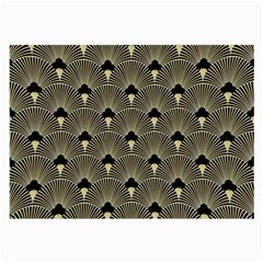 Art Deco Fan Pattern Large Glasses Cloth by NouveauDesign