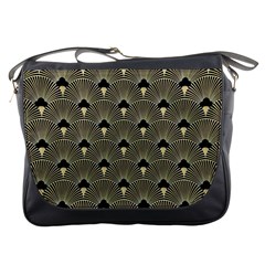 Art Deco Fan Pattern Messenger Bags by NouveauDesign