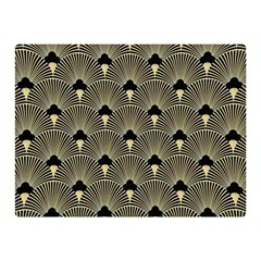 Art Deco Fan Pattern Double Sided Flano Blanket (mini)  by NouveauDesign