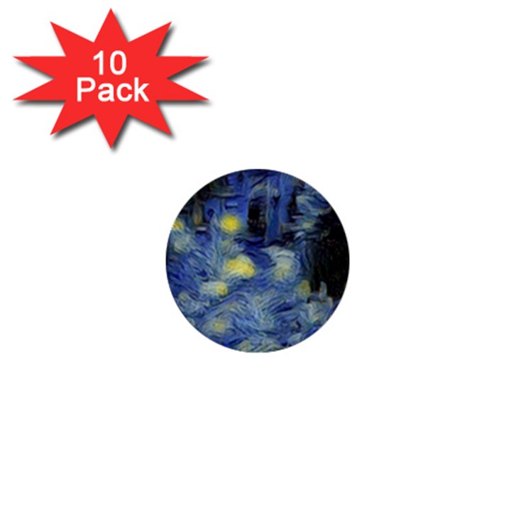 van gogh inspired 1  Mini Buttons (10 pack) 