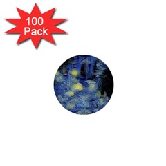 Van Gogh Inspired 1  Mini Buttons (100 Pack)  by NouveauDesign