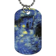 Van Gogh Inspired Dog Tag (one Side) by NouveauDesign