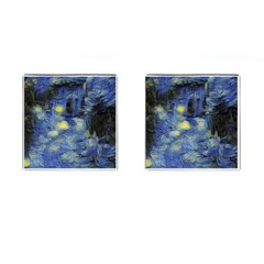 Van Gogh Inspired Cufflinks (square) by NouveauDesign