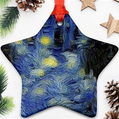 Van Gogh Inspired Star Ornament (two Sides) by NouveauDesign