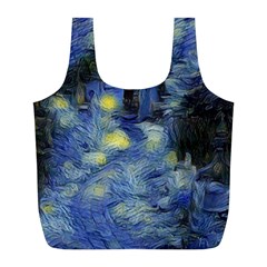 Van Gogh Inspired Full Print Recycle Bags (l)  by NouveauDesign