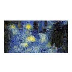 Van Gogh Inspired Satin Wrap by NouveauDesign