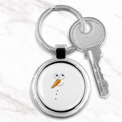 Cute Snowman Key Chains (round)  by Valentinaart